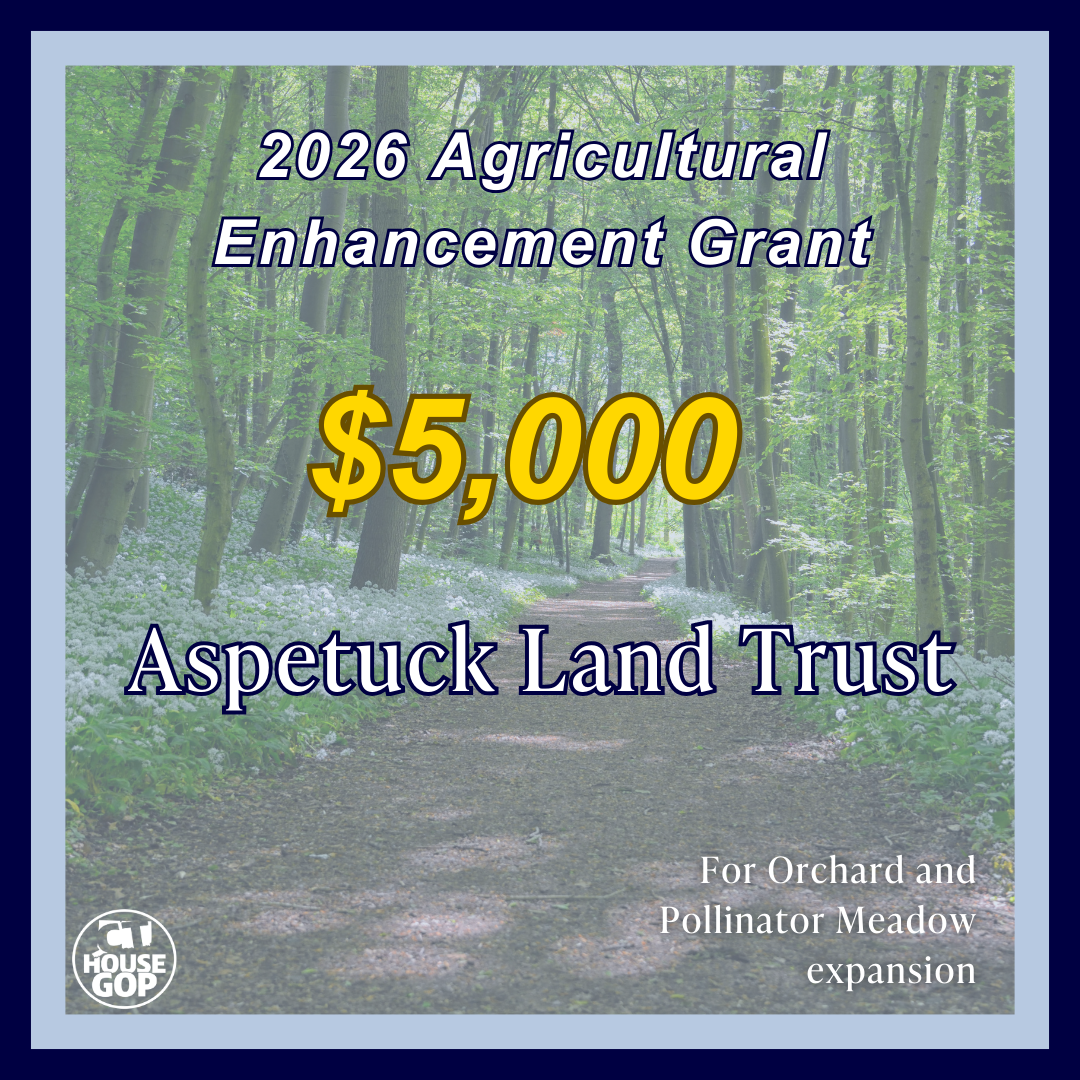 Rep. Scott Applauds Grant Awarded to Aspetuck Land Trust
